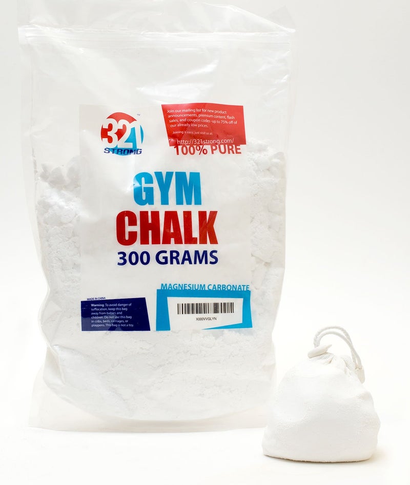 321 STRONG 300 Gram (10.58 oz) or 100 Gram (3.52 oz) Loose Gym Chalk - for Weightlifting, Rock Climbing, Kettlebells, and Gymnastics - Image 4