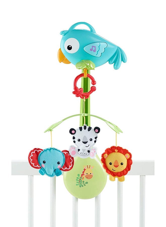 NIBEMINENT 3-In-1 Rainforest Musical Mobile 41x53x23cm - Image 4