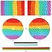 Fpxnb 2 Pack Sensory Fidget Toy Silicone Sensory Activity Board for Calming Stress Anxiety ADHD Autism for Kids 3 Adults - Image 4
