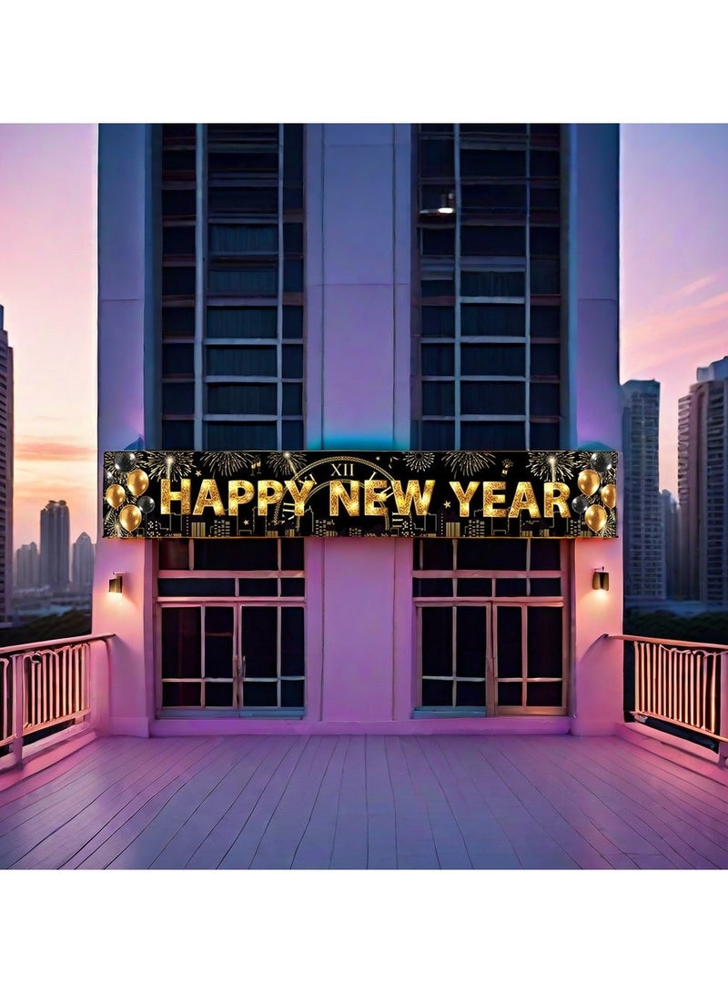 300*50cm 2025 New Year Celebration Poster, Party Supply Banner, Photo Decoration Booth - Image 5