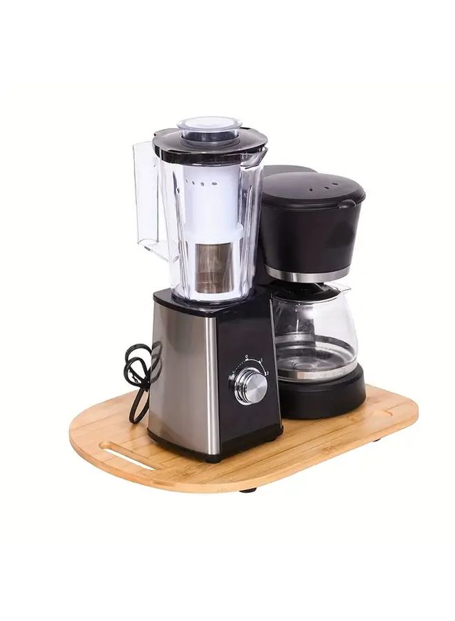 Wooden Pulley Model Sliding Mat Non Slip Tray Base For Kitchen Countertop Protection - Image 5