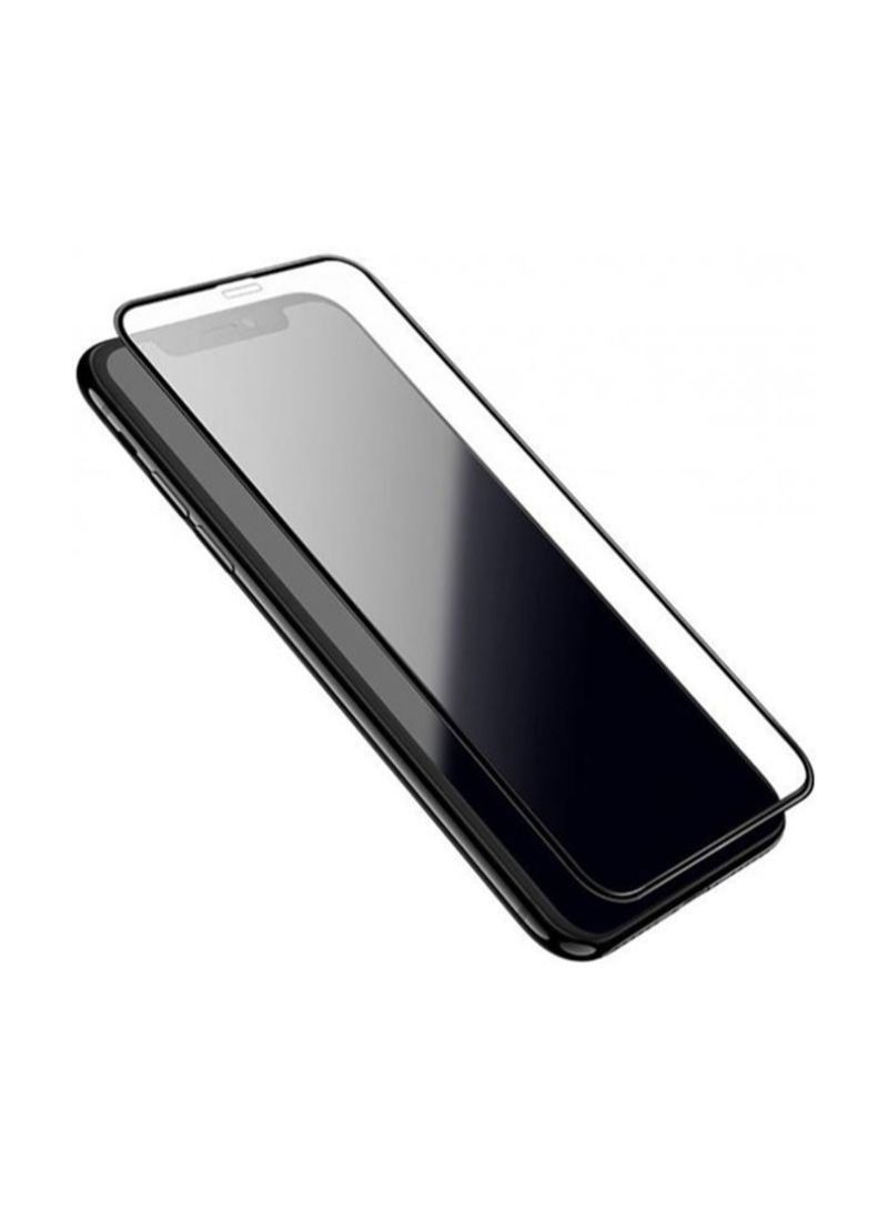 واقي شاشة من الزجاج المقوى لهاتف أبل آيفون X ماكس شفاف