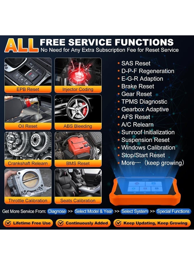 Launch Launch 2024 X431 Elite 2.0 PRO fit for Toyota Lexus Bi-Directional Scan Tool  - Image 4