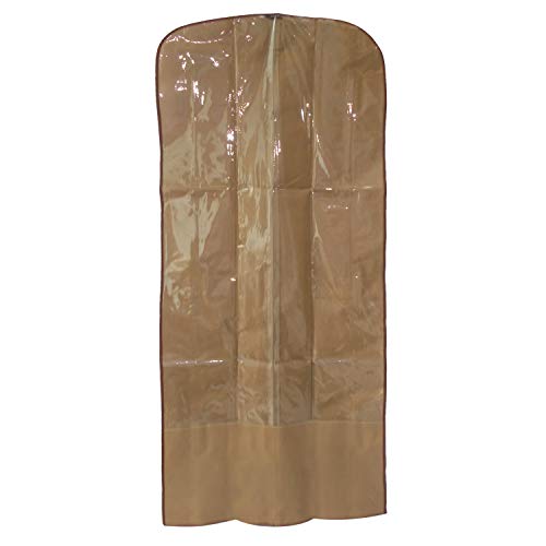 Glitter Collection (TM) Men's Sherwani Cover Foldover Pack of 4 Breathable Garment Bag with Handles and Gusset - Cream SHRCVR-004 - Image 3