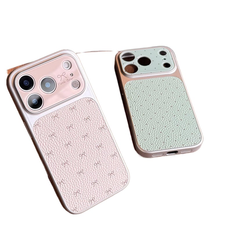TPU Protective Case for iPhone 14 / 14 Plus / 14 Pro / 14 Pro Max with Drop Protection and Polka Dot plus Shockproof plus Bow Design plus Large Window in Polka Dot - Image 2