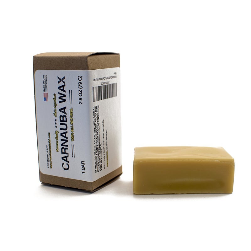 PremiumCraft 100% Carnauba Wax Bar - 3.1" x 1.8" x 1.2" - Image 3
