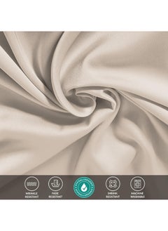 Somerfield Somer Field - Silk Pillowcases For Hair And Skin 2 Pack Standard Size with Envelope Closure (2 Pcs Pillowcases (50 x 75 cm) (Beige)  - Image 5