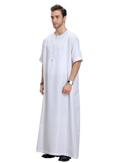 Loquat Muslim Arab Men Thobe Thawb Caftan  - Image 3