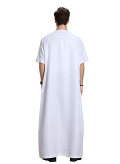 Loquat Muslim Arab Men Thobe Thawb Caftan  - Image 2