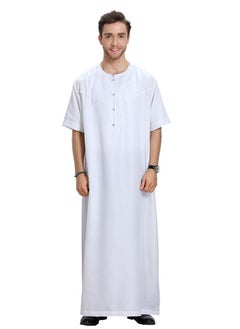 Loquat Muslim Arab Men Thobe Thawb Caftan  - Image 1