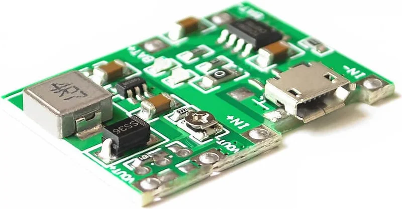 Wozlo 3.7V To 5V 9V 12V 2A Adjustable TP4056 18650 Lithium Battery Charger Discharge Micro USB Voltage Booster