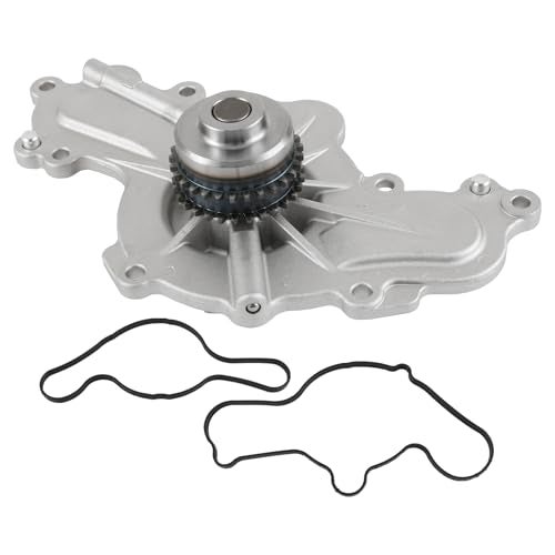 LDMINDA AW6348 Water Pump with Gasket Compatible with Ford Edge Fusion Flex Explorer Taurus 2011-2019 Compatible with Lincoln MKS MKZ MKT MKX MAZDA 6 CX9 with Double-Row Sprocket Engine 3.5L 3.7L - Image 1