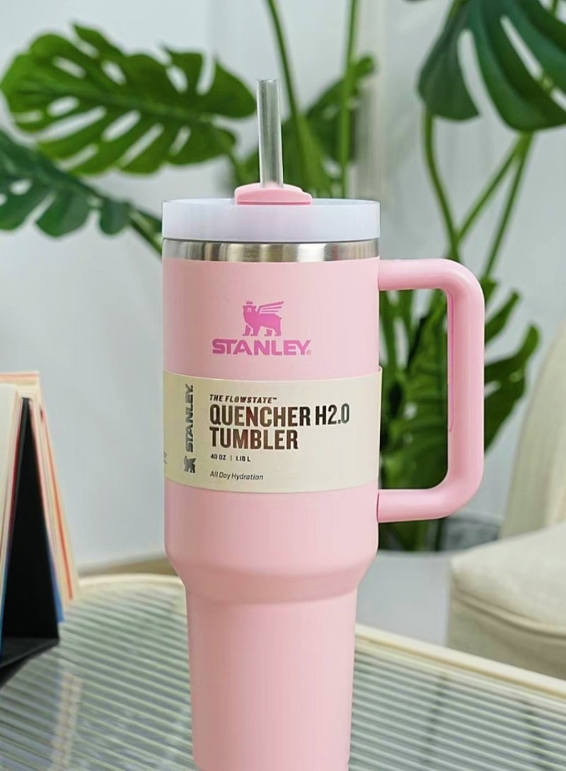 Stanley Quencher H2.0 FlowState Stainless Steel Vacuum Insulated Tumbler with Lid and Straw for Water, Iced Tea or Coffee, Smoothie and More, 40 oz  - Image 3