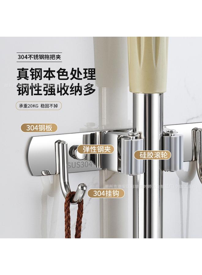 الأزرق جي دبليو بقعة 304 ممسحة من الفولاذ المقاوم للصدأ مرحاض بدون مسمار - Image 3