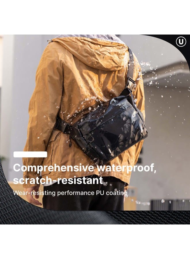 UURIG ULANZI Versatile Camera Shoulder Bag 6L Photography Travel Messenger Bag Accessories Portable Travel Stylish Crossbody DSLR Sling Bag Compatible with Sony Canon etc - Image 4