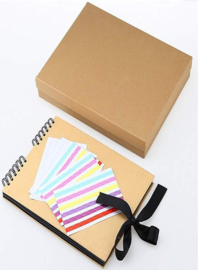 Gotideal DIY Scrapbook Album Craft Paper Wedding and Anniversary Photo Album Family Scrapbook，DIY Accessories and Scrapbooking Supplies,40 Sheets（Yellow） - Image 2