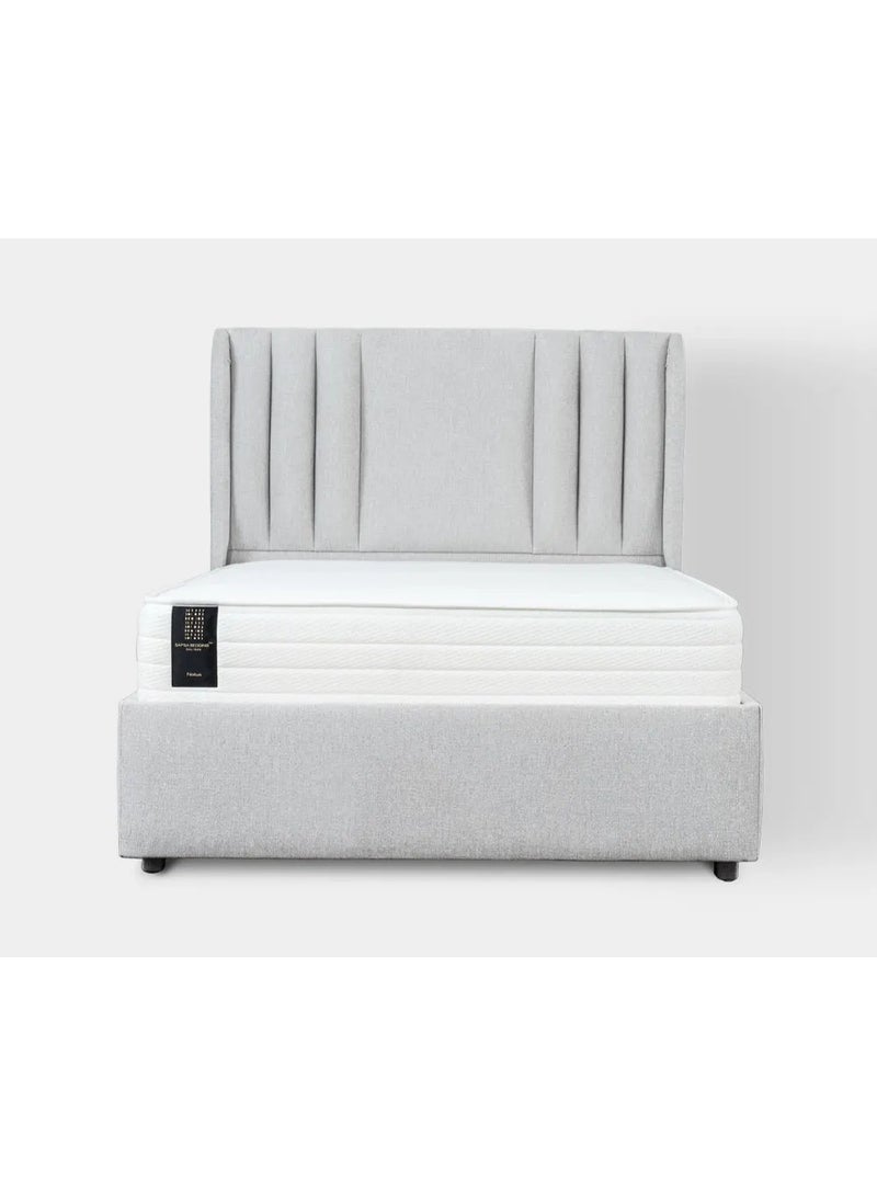 SAPSA BEDDING Notus Mattress Pocket Spring with Knitted Fabric and Hard Foam Support Natural White - Image 4