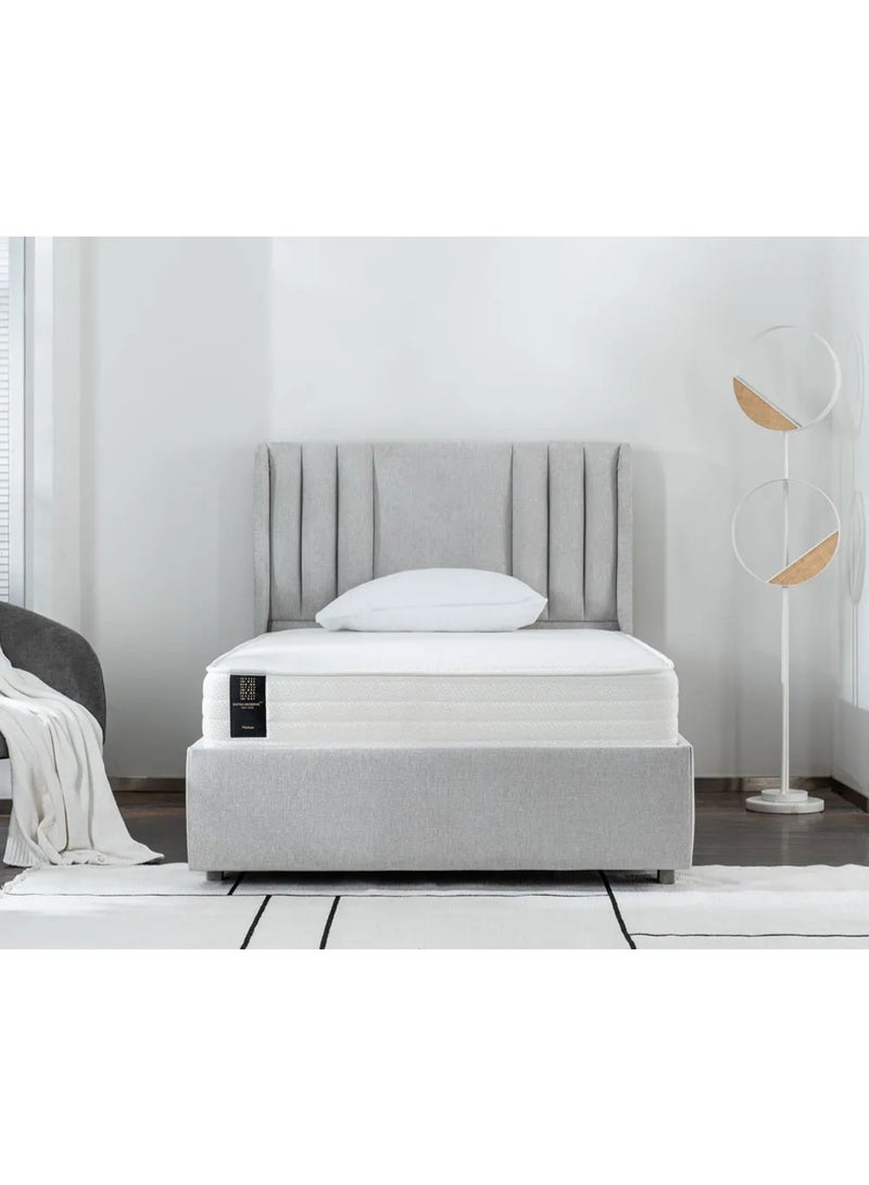 SAPSA BEDDING Notus Mattress Pocket Spring with Knitted Fabric and Hard Foam Support Natural White - Image 2
