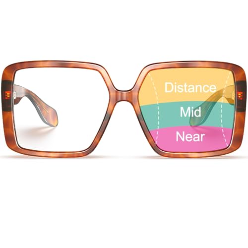 VISOONE Oversized Progressive Multifocal Anti-Fog Reading Glasses with Blue Light Blocking Fashion Readers Women Harvard - Image 4