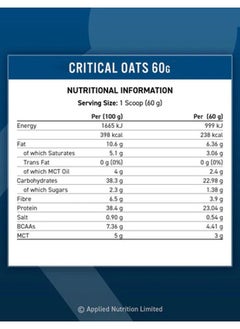 Applied Nutrition Critical Oats - Chocolate - (3 Kg)  - Image 2