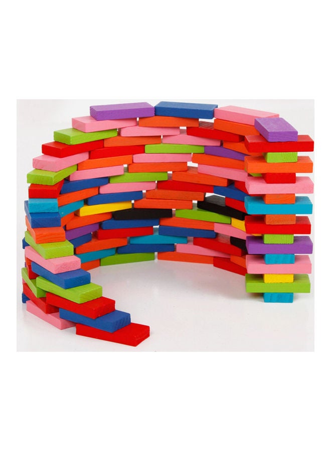 Kidle 100 Piece Dominoes Blocks Set - Image 3