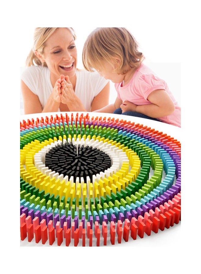 Kidle 100 Piece Dominoes Blocks Set - Image 4