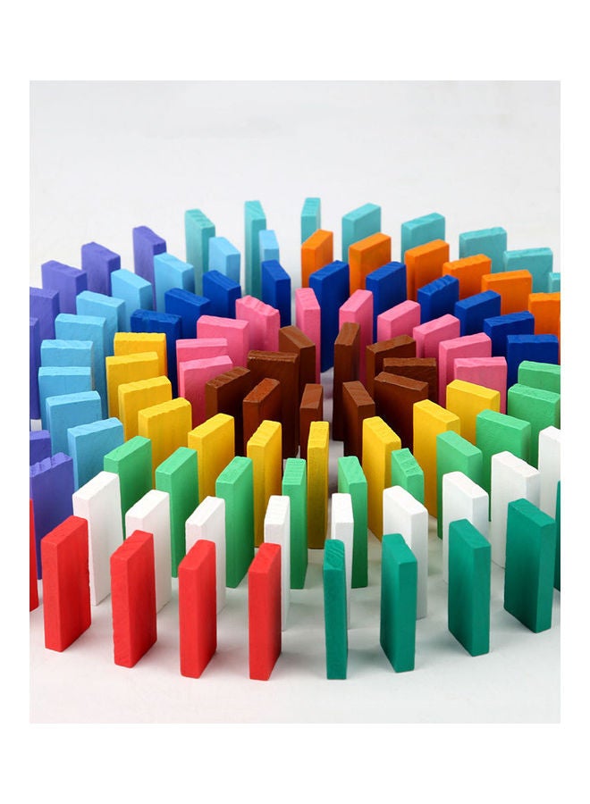Kidle 100 Piece Dominoes Blocks Set - Image 2
