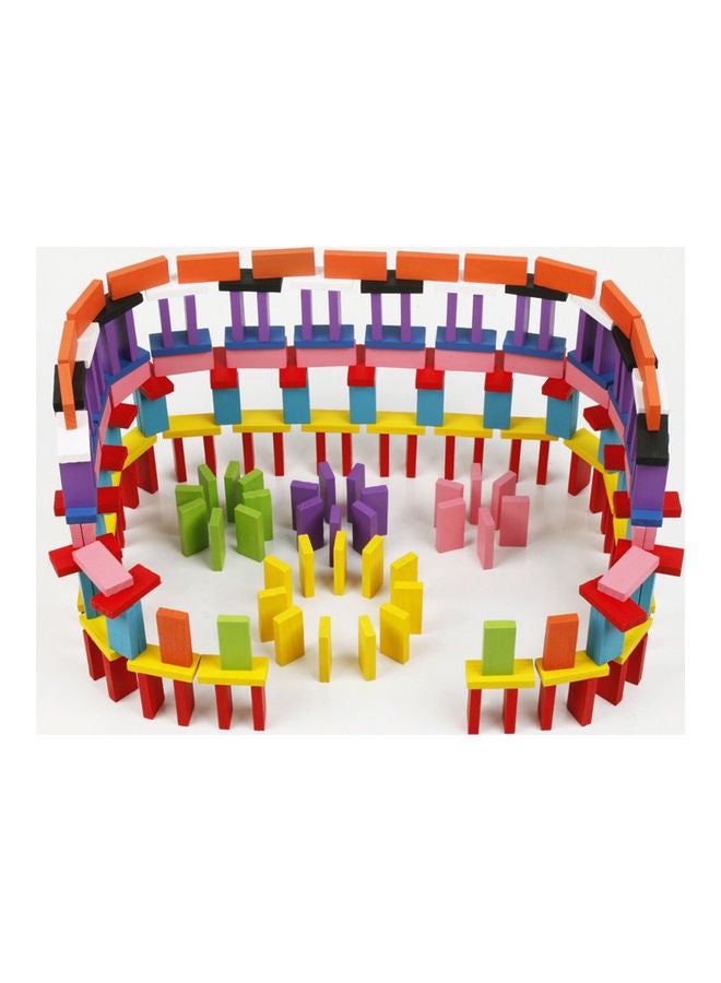 Kidle 100 Piece Dominoes Blocks Set - Image 5