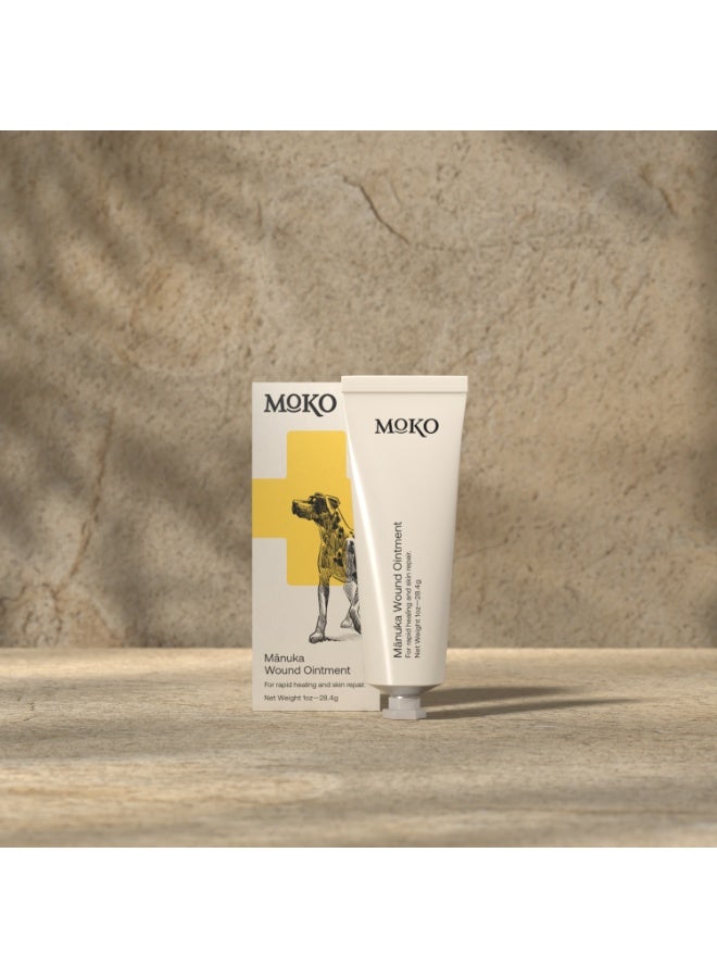Moko Manuka Wound Ointment for Dogs (Hypoallergenic & Antibacterial First Aid Cream for Cuts, Scratches & Burns, Vet-Recommended, 6.5-7.5 pH Balanced) - Image 2