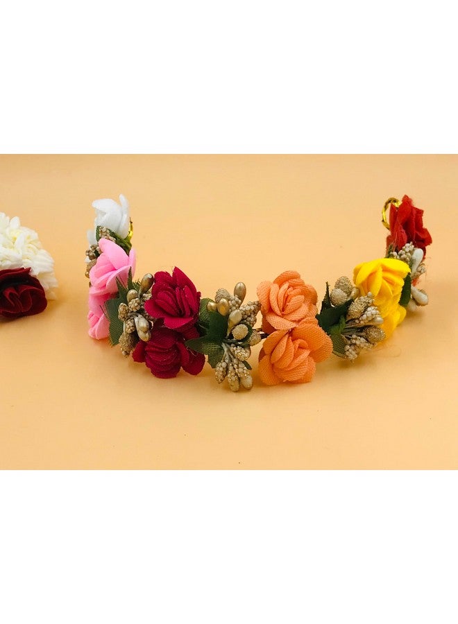Arooman™ Mogra Hair Flower Gajra and gajra Combo (Multi Color) for Wedding and Party - Image 4