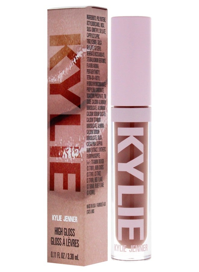 Kylie Cosmetics كايلي كوزمتيكس هاي غلوس - 703 دولشي ك للنساء - 0.11 أونصة من لوس لشفاه - Image 4