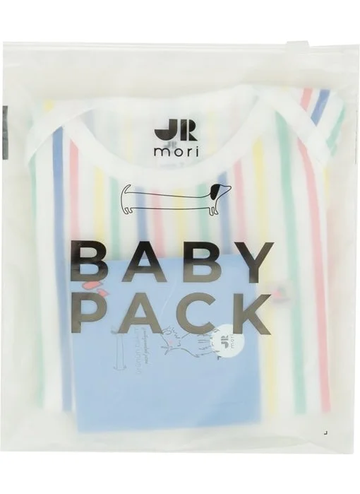 Jrmori Stripe Printed Long Sleeve Bodysuit