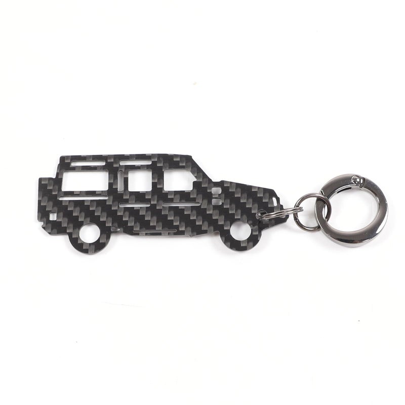 Tumukiw Real Carbon Fiber Car Keychain Fashion Sport Car Keychain Compatible with INEOS Grenadier 20202024 Cool Car Key Decoration Car Accessories Key Ring Type A
