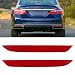 Abodvu Compatible with Honda Accord Rear Bumper Reflectors 20162017Left Driver Right Passenger Side Rear Bumper Red Marker TrimsBack Reflector Light WO Bulb Replacement for 9th Gen Accord2PCS - Image 2
