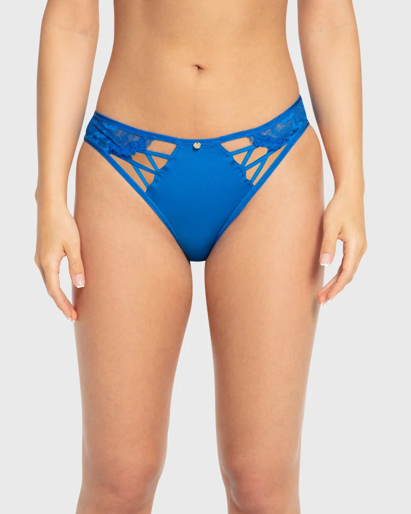 Isla & Evie Isla & Evie Princess Blue Lace Cheeky Panty