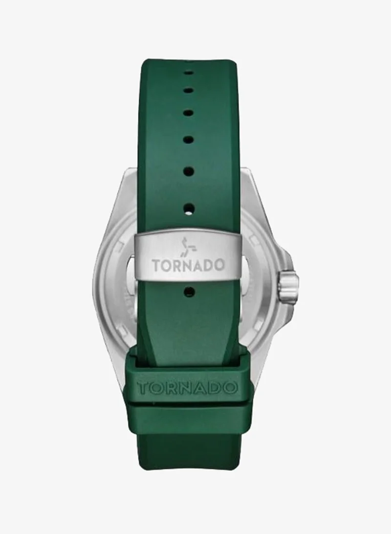 Tornado  Men's High Quality Flexible And Durable Silicone 3H with date Display Watch T22001-SSHH - 42mm mm for Men | Best Price UAE