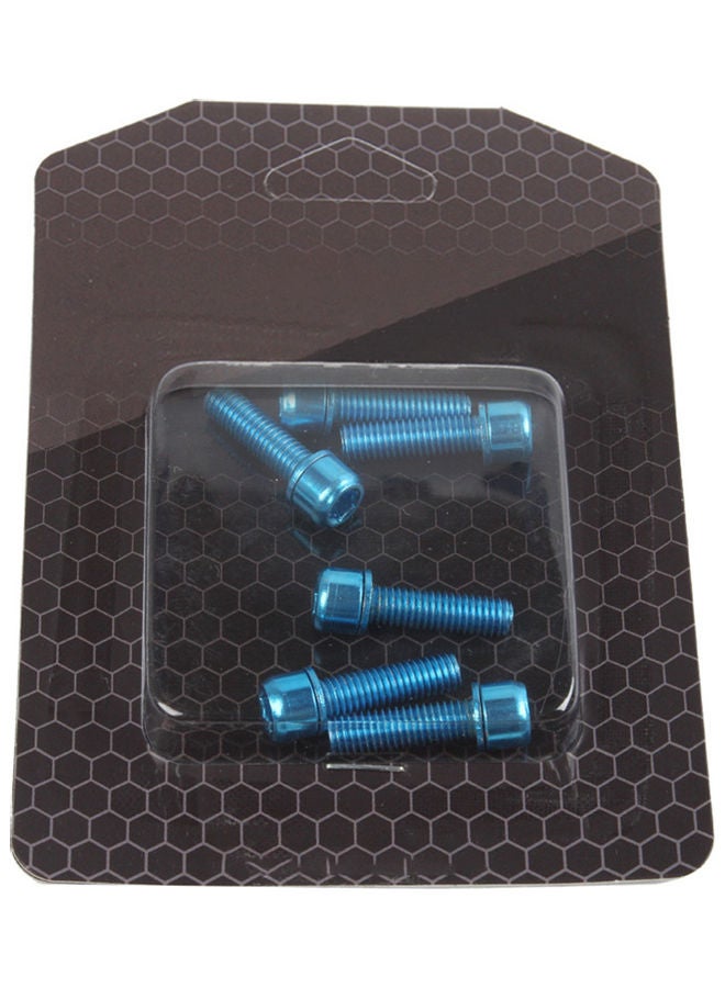 NIBEMINENT 6-Piece Aluminium Alloy Bicycle Hollow Stem Bolts
