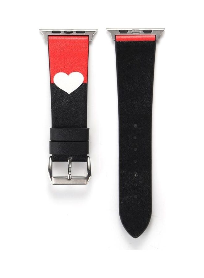 NIBEMINENT Love Series Leather Replacement Watchbands For Apple Watch 7/6/5/4/3/2/1/SE 41/40/38 Multicolour - Image 5