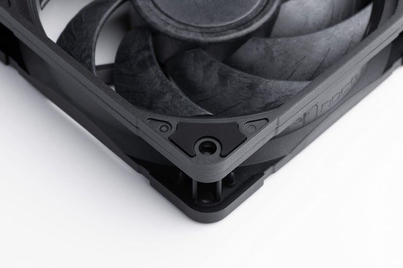 Noctua NA-IS1-12 chromax.Black Sx2, Inlet Side Spacers for 120mm Fans (Black) - Image 4