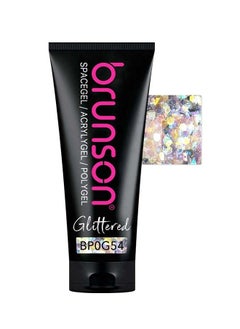 brunson Polygel 60g offers salon-quality nails in 1 Sec, Poly nail gel with shimmer long-lasting acrylic nails. Soak off with UV/LED hard gel for nail extension, builder gel for fake nails, manicure nail art 