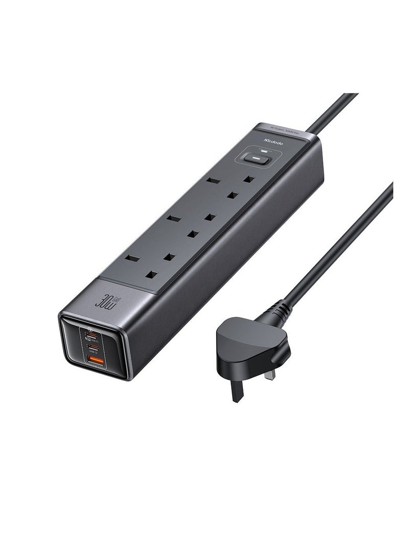 Mcdodo High-Speed 6-in-1 GaN Power Strip with Surge Protection - 30W CH-0600 - Image 1