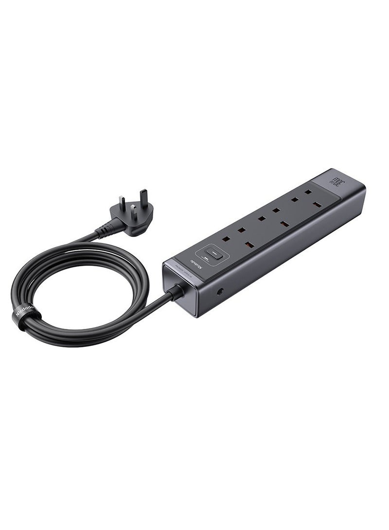 Mcdodo High-Speed 6-in-1 GaN Power Strip with Surge Protection - 30W CH-0600 - Image 4