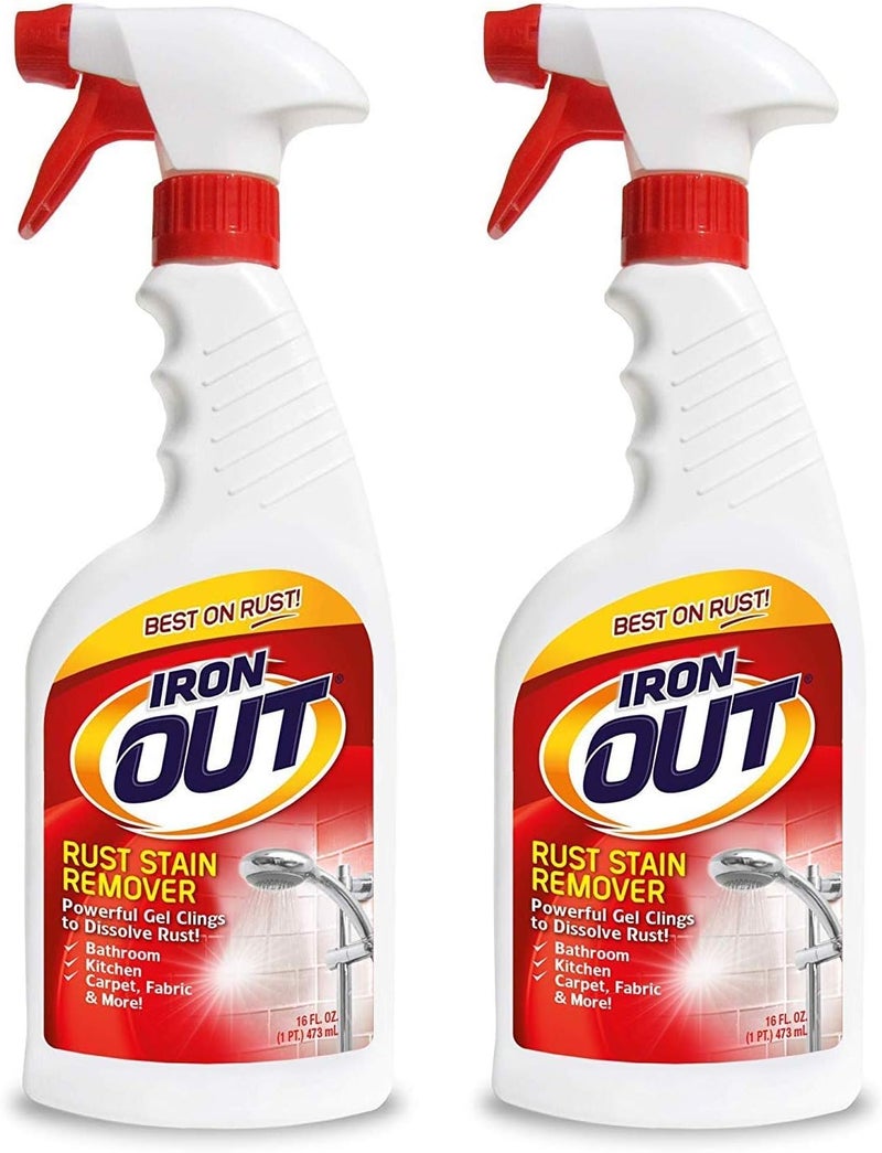 OUT Iron Rust Stain Remover Spray Gel, 16 Fl. Oz. Bottle 2 Pack, n/a - Image 1