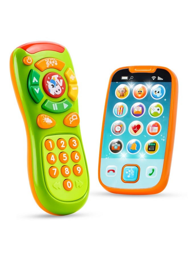 JOYIN Baby Toy Phone, Remote and Smartphone with Music, Fun Learning Musical Toys for Babies, Kids, Boys or Girls, Holiday Stocking Stuffers, Birthday Gifts, Easter Basket Stuffers - Image 1