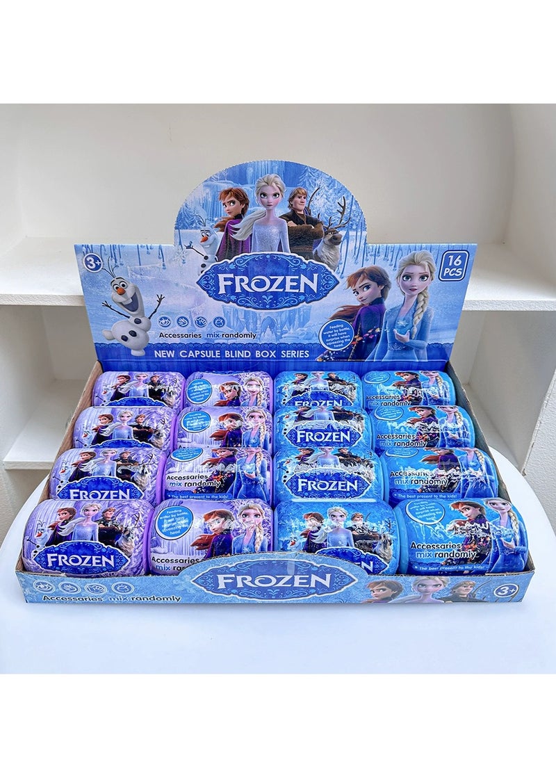 ديزني فروزن صندوق كبسولات غامضة على طراز Frozen مكون من 1 قطعة، مجموعة عشوائية 100% 