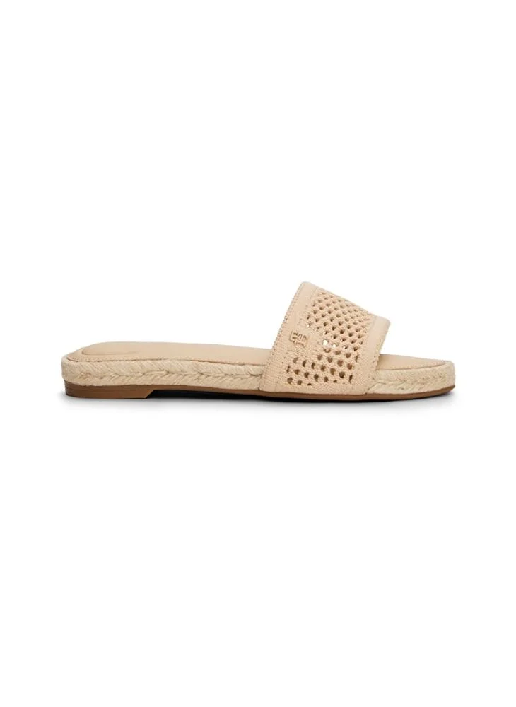 TOMMY HILFIGER Knit Mesh Flat Sandal Espadrille Sandals