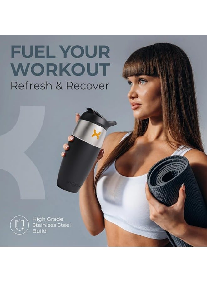 Promixx Pursuit Shaker Bottle - Stainless Steel - 950ml - Image 3