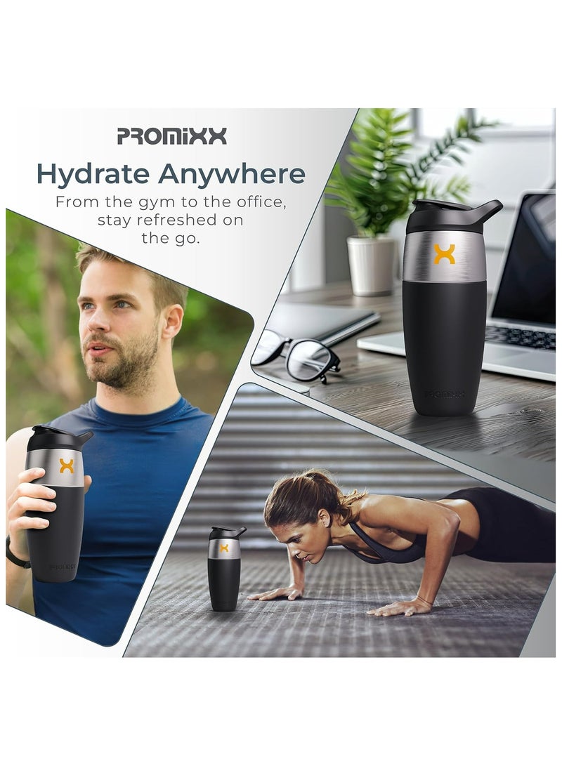 Promixx Pursuit Shaker Bottle - Stainless Steel - 950ml - Image 5
