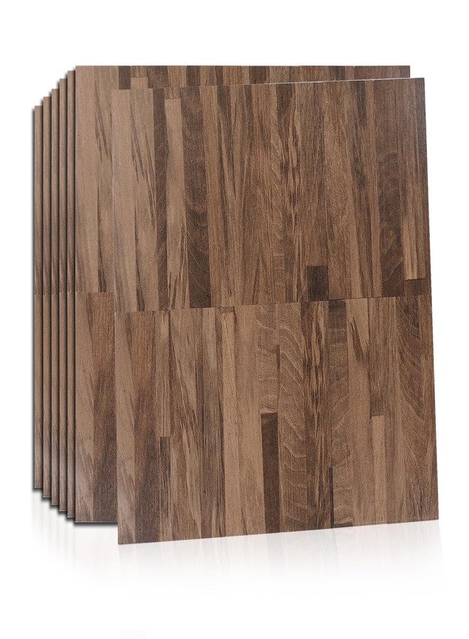 Midcard 10 Piece Adhesive PVC Backsplash Tile, Natural Oak - Image 1