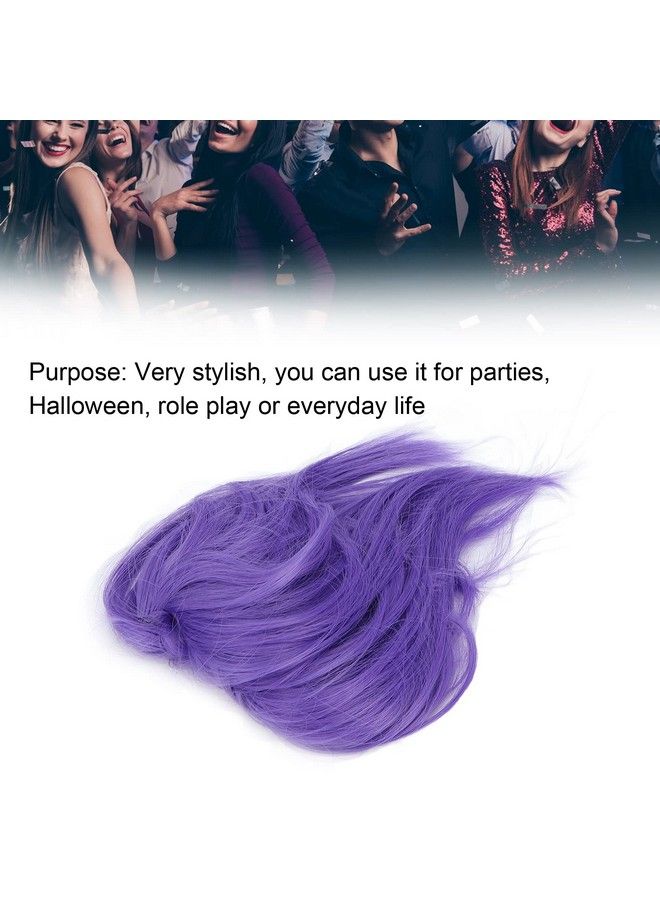 Betued Messy Hair Bun Hair Pieces Fashionable Tousled Updo Messy Bun Hairpiece Messy Synthetic Chignon Ponytail Hairpieces Updo Hair Bun Hair Extension For Women Girls (Q17Purple#) - Image 4